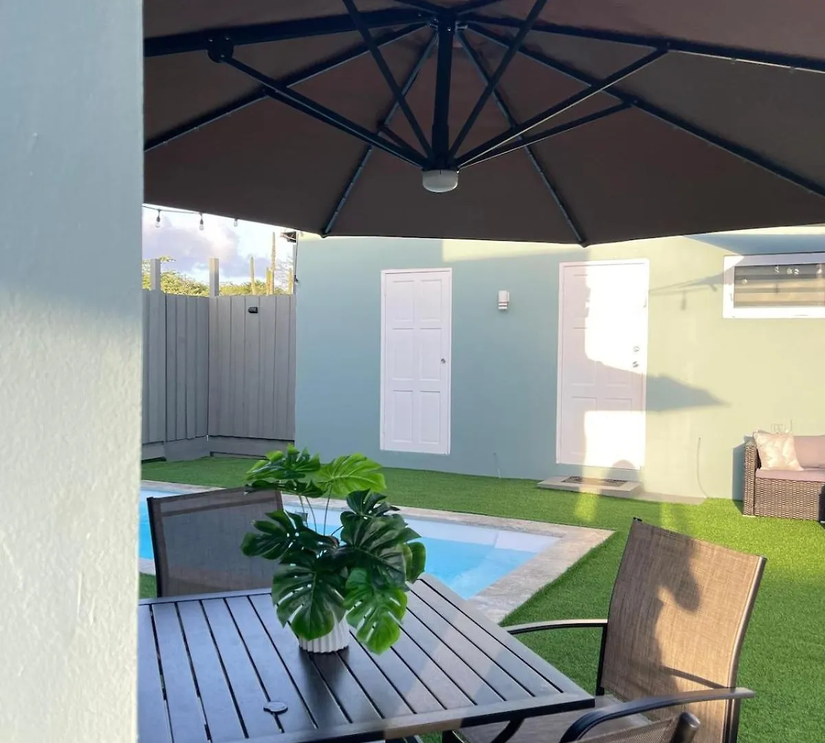 דירה פאלם ביץ' 5 Minutes To Eagle Beach Cozy Private 1Br With Pool