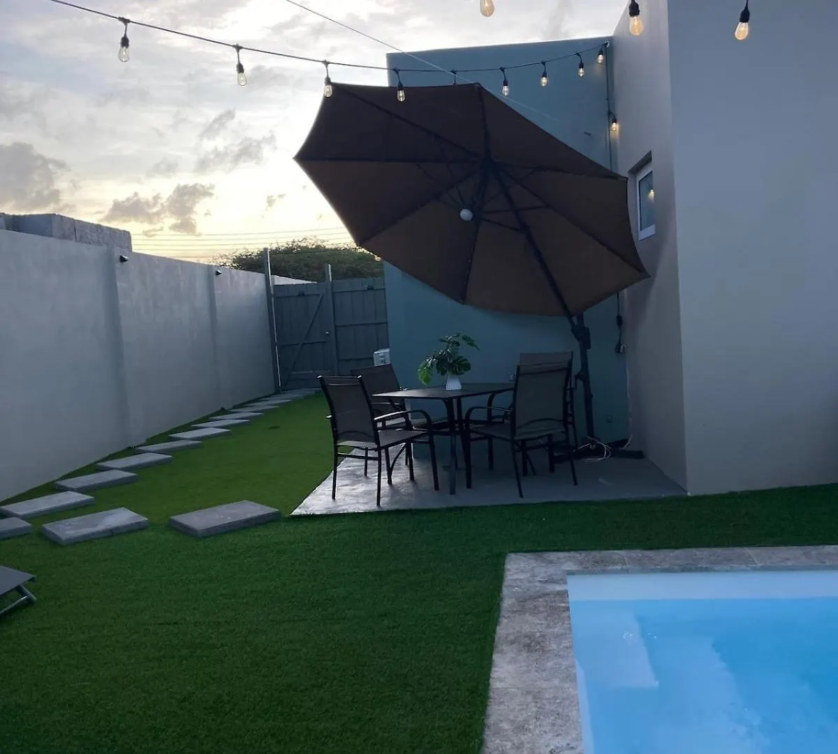 דירה פאלם ביץ' 5 Minutes To Eagle Beach Cozy Private 1Br With Pool